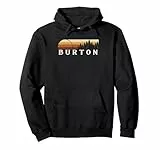 Burton, SC Evergreen, Vintage-Stil, Sonnenuntergang, Achtzigerjahre, Retro Pullover Hoodie