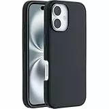OtterBox Symmetry Series MagSafe Hülle für iPhone 16, stoßfest, sturzsicher, dünne Schutzhülle, 3X mehr Stürze als nach Militärstandard, Schwarz