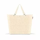 reisenthel shopper XL leo vanilla – Geräumige Shopping Bag und edle Handtasche in einem – Aus wasserabweisendem Material