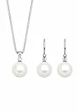 Elli Schmuckset Damen Set Basic mit Muschelkernperlen in 925 Sterling Silber