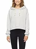 Ragwear PAXI Organic Damen Frauen Kapuzenpulli,Kapuzenpullover,Hoodie,Pullover mit Kapuze,Regular Fit,Light Grey (3003),S