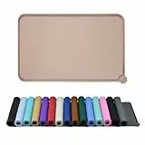 Reopet Silikon-Futtermatten für Haustiere - wasserdichte Hunde- und Katzenplatzmatten mit erhöhten Rändern - Hunde- und Katzennapfmatten - Wählen Größen