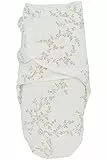Meyco Baby Pucksack - 0-3 Monate - Pucktuch Swaddle für Neugeborene - 100 % Baumwolle - Oeko Tex zertifiziert - weicher Schlafkomfort - atmungsaktiv & feuchtigkeitsabsorbierend - Branches - Sand
