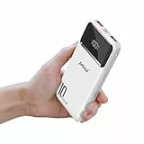 JVGoal Power Bank Schnellladung 10000mAh, 22,5W Tragbares Ladegerät PD3.0 QC4.0 USB C Eingang & Ausgang, Telefon Akku Pack Kompatibel mit iPhone 16 15 Plus Pro Max, iPad, Samsung, Tablet und mehr