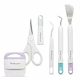 RANCOVY Basiswerkzeuge für Cricut Vinyl Basic Tool zur Joy Werkzeuge für Cricut/Silhouette/Siser/Oracal 631 651 751, Entgitterwerkzeug Plotter Zubehör Bastelwerkzeug Set