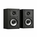 Polk Audio Monitor XT15 kompakter Regallautsprecher, Stereolautsprecher, Surround Lautsprecher, Hi-Res Zertifiziert, Dolby Atmos und DTS:X kompatibel, HiFi und Heimkino Lautsprecher (Paar)