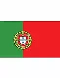 TrendClub100® Fahne Flagge „Portugal PT“ - 150x90 cm / 90x150cm