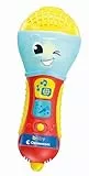 Clementoni Baby-Mikrophon - Elektronisches Mikrofon mit Licht, Musik & Stimmeffekt - Lernspielzeug zur Sprachförderung & Wahrnehmung - Für Babys & Kleinkinder von 10–36 Monaten - 17523