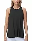 THE GYM PEOPLE Damen Rundhalsausschnitt Sport Tank Top Lose Passform Ärmellos Sporttop Yoga Running Shirts
