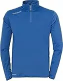 Uhlsport Herren Essential 1/4 Zip Top Sweatshirt, azurblau/Weiß, S
