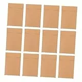 LOLIPPYY 12 Stück Kraftpapier Karten Verpackungsboxen Stabile Postkarten Aufbewahrungsboxen Multifunktionale Kartonboxen für Visitenkarten Grußkarten und DIY Geschenkverpackung