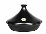 Emile Henry Tajine für 6 Personen Ø 32 cm, schwarz