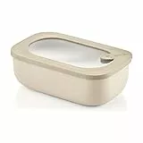 Guzzini - Kitchen Active Design, Hermetischer, rechteckiger Behälter, kühlschrank-/gefrierschrank-/mikrowellengeeignet - Lehm, 20x12xh7 cm | 900 cc - 17100079