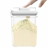 KYYGKY Luftdichte Aufbewahrungsbox Milchpulver-Spender mit Löffel 2.3L Formelbehälter Milchpulver-Kasten Behälter Pop Up Frischhaltedosen Versiegelter PulverbehäLter für Milchpulver und Lebensmitteln