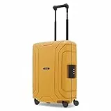 REDOLZ Hartschalen Kabinen-Koffer ohne Reißverschluss | 3-Punkt-Verschluss-System | Kleiner Trolley 40 x 20 x 55 cm aus hochwertigem Polypropylen Material | 4-Rollen & TSA-Schloss (Essentials 15)