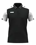 JAKO Unisex Poloshirt Dynamic, schwarz/weiß/anthrazit, L