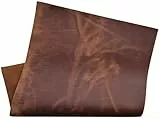 HAPPER STUDIO Rindsleder 1,7 mm Stärke Pull-Up Crazy Horse Leder. Echtlederblätter für Basteln. (1, Brown Whiskey 1,7mm, A5 (148 x 210mm))