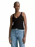 TOM TAILOR Denim Damen 1046679 Pullunder, 14482-Deep Black, XL