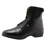 SUEDWIND FOOTWEAR Advanced II BZ Lace Reit-Stiefelette – Rindsleder Schlüpf-Schuh mit Schnürung, Reißverschluss hinten, OrthoLite-Sohle & Gummisohle – Boots – Schwarz – Gr. 37