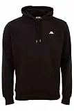 Kappa Hoodie VENNO I Unisex Kapuzen Sweatshirt I Pullover aus hochwertiger Baumwolle I Pulli für Freizeit & Sport I Kleidung für Frauen & Männer L ,19-4006 Caviar