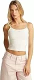 Tommy Jeans Damen 2er Pack Tops Essential Strap Top Stretch, Mehrfarbig (Ecru/Precious Pink), XS