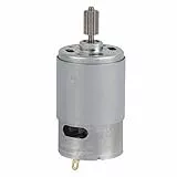 RS550 12V Mikromotor Motor Hochgeschwindigkeit für Elektrospielzeug Auto Kinder Motorrad mit 2 Stück Zahnkopf(550-30000),Eigener Motor