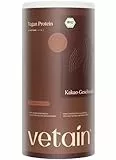 VETAIN Veganes Proteinpulver - Schokolade - 20g Protein pro Portion - 600g - Fünf Premium Protein Quellen - Ohne Allergene & Süßungsmittel - produziert & laborgeprüft in Deutschland