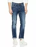 camel active Herren Regular Fit 5-Pocket Jeans aus Baumwolle Blau, menswear-36/34