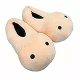 Mad Monkey Lustige Hausschuhe -,Willy Slipper in Universalgröße - Hausschuhe lustig für Frauen und Männer - Plüsch Hausschlappen - Erotischer Scherzartikel