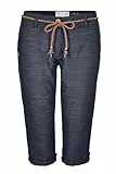 G.I.G.A. DX Damen Caprihose/Shorts mit Gürtel GS 93 WMN PNTS, dunkelnavy, 42, 41498-000