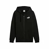 PUMA Herren ESS No. 1 Logo Full-Zip Hoodie FL Sweatjacken, PUMA Black,