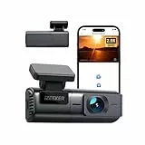 iZEEKER 2,5K Dashcam Auto, WiFi Dash Cam, Mini Auto Kamera, 1440P Dash-Cam Auto mit APP Steuerung, 24/7 Parküberwachung, WDR Nachtsicht, 170° Weitwinkel, G-Sensor, Loop-Aufnahme