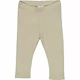 Müsli by Green Cotton Unisex Baby Woolly Silk Leggings, Soft Green, 56 EU
