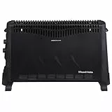 Russell Hobbs 2000W/2KW Elektrische Konvektorheizung mit 24-Stunden-Timer, schwarz, 3 Heizstufen, Überhitzungsschutz, einstellbarer Thermostat, 20 m² Raumgröße, RHCVH4002B