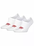Levi's Unisex Footie Socks, White, 39/42