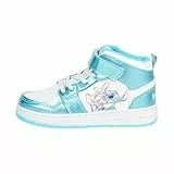 Disney Stitch Schuhe für Mädchen, Stitch und Angel High Top Sneakers, Geschenk für Mädchen und Jugendliche, Größen EU 30 bis 35 (Blau, EU Schuhgrößensystem, Kleinkind, Damen, Numerisch, M, 30)