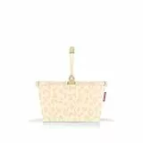 reisenthel carrybag XS leo vanilla – Stabiler Einkaufskorb mit praktischer Innentasche – Elegantes und wasserabweisendes Design