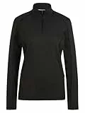 Ziener Damen JENITA-Z Skipullover, Midlayer, Funktions-Shirt | warm, elastisch, Recycled, Black, 42