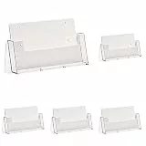 Taymar CLA5 Prospekthalter im DIN A5 Querformat optional für die Wandmontage , (Packung mit 5)