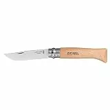 Opinel O123080 Taschenmesser, S, Hartholz Braun, N°8