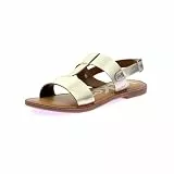 Kickers Damen Kick Dines Flache Sandale, Gold, 37 EU