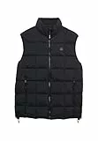Superdry Herren Box Quilt Fuji Lite Weste Schwarz L