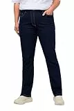 Ulla Popken Damen Jeans Hose, Blue Denim, 38W / 30L EU