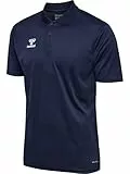hummel Unisex Hmlessential Polo T-Shirt, Blau, 3XL EU