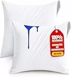Utopia Bedding Wasserdichter Kissenbezug 50x50 cm (2er Set) mit Reißverschluss, Kissenschoner, Oeko-TEX Zertifiziert Kissenhülle