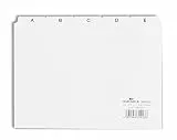 Durable Leitregister A - Z (A5 quer), Register A-Z, 1 Stück, weiß, 365002