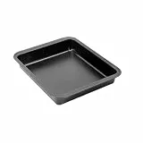 Original Kaiser Classic Brat- und Auflaufform, Backblech hoher Rand antihaftbeschichtet 39 x 30 x 6 cm, Kuchenblech mit praktischem Griffrand, optimale Wärmeleitung, Schwarz