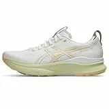 ASICS Men's Gel-Kayano 32 Running Shoes, White/Orange Glow, 45 EU