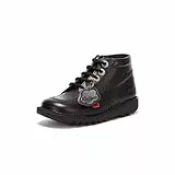 Kickers Kick Hi Zip Schulschuhe, Schwarz (Schwarz), 21 EU