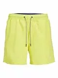 JACK & JONES Herren JPSTFIJI JJSWIM SOLID LY SN Shorts 12225961,Blazing Yellow/Detail:solid,M